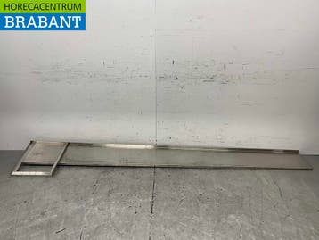 Etagère murale en acier inoxydable 300 x 30 cm Horeca, Verzenden