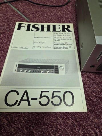 Fisher - CA 550 Solid state geïntegreerde versterker, Nieuw