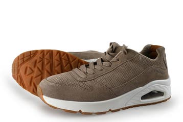 Skechers Sneakers in maat 42 Bruin, Bruin, Verzenden, Zo goed als nieuw, Skechers