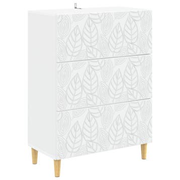 vidaXL Ladekast Wit 66 x 34,5 x 90 cm Bewerkt hout, Verzenden, Nieuw