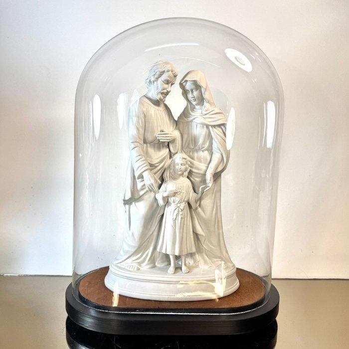 Beeld, Antiek biscuit porseleinen beeld Heilige Familie in, Antiquités & Art, Antiquités | Livres & Manuscrits