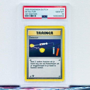 Pokémon Graded card - DETECTOR #74 1ST EDITION - Pokémon -