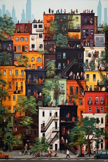 Felix van Horst - Metropolitan Mosaic (XXL)
