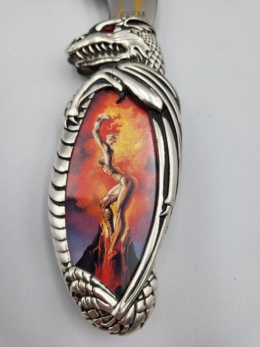 Franklin Mint – Couteau de collection – Boris Vallejo, Antiquités & Art, Curiosités & Brocante