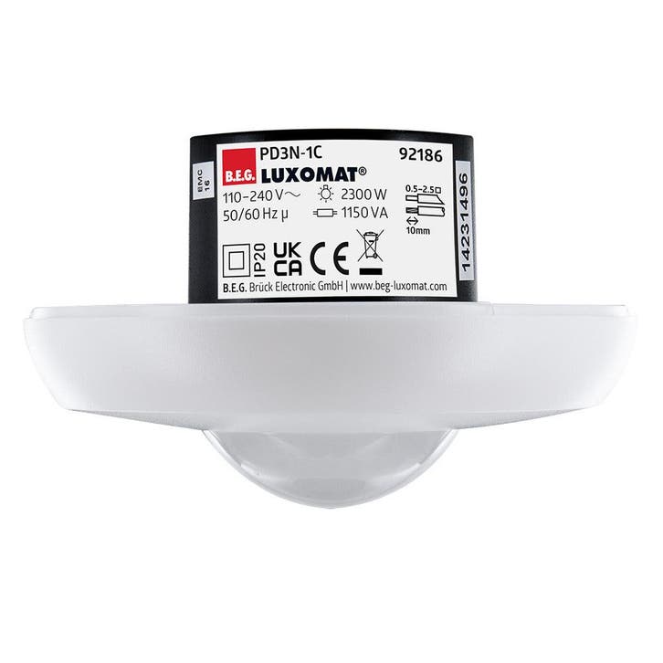 Beg Pd3N Détecteur De Mouvement Au Plafond 360° Ip20 10M, Doe-het-zelf en Bouw, Bouwverlichting, Verzenden