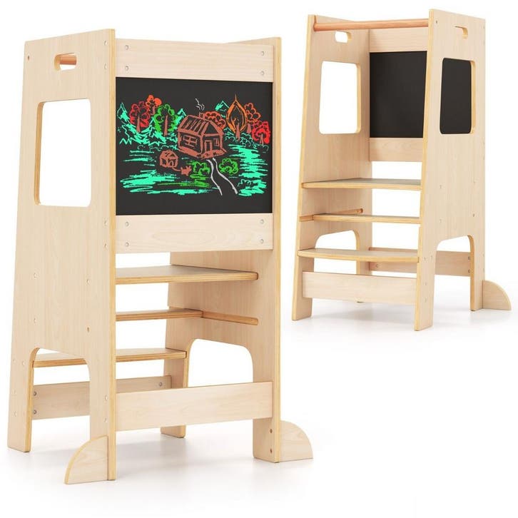 2dekans | Coast Keukentrapje voor Peuters - Houten, Enfants & Bébés, Jouets | Extérieur | Aires de jeux, Enlèvement ou Envoi