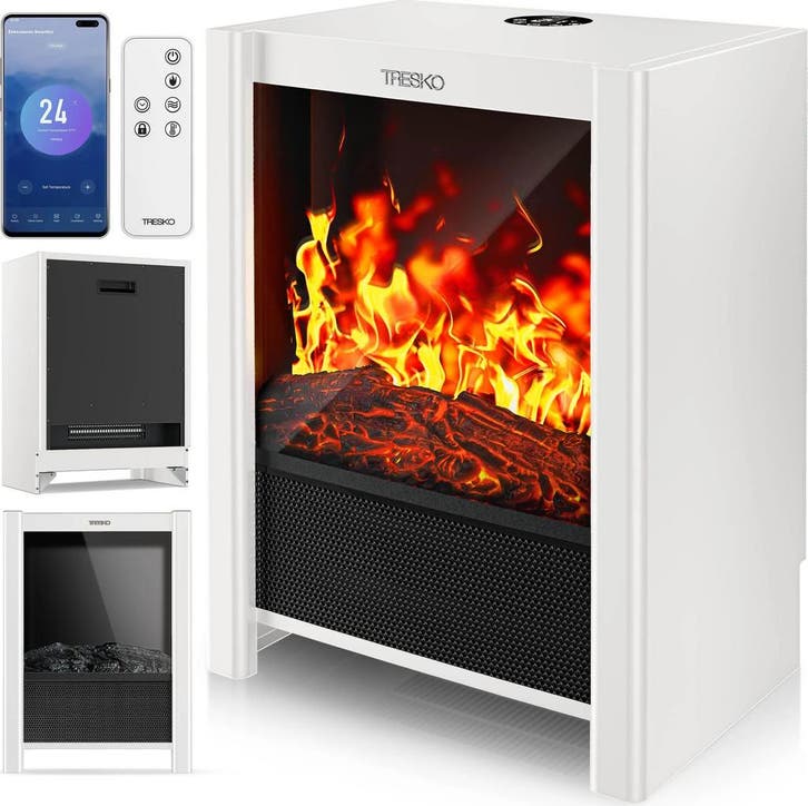 Sfeerhaard elektrisch - Elektrische haard - Met verwarming -, Huis en Inrichting, Haarden, Nieuw, Verzenden