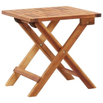 vidaXL Salontafel inklapbaar 40x40x40 cm massief acaciahout, Verzenden
