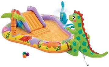 2dekans | Intex Opblaasbaar speelzwembad - Dino Park - met, Ophalen of Verzenden, Nieuw