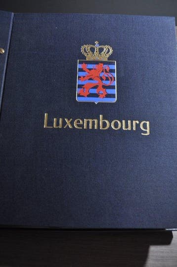 Luxemburg - Verzameling vanaf klassiek in een DAVO album en