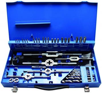 Bgs Technic Tap- en draadsnij set, 44 delig, Verzenden, Nieuw