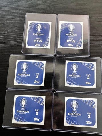 2024 Topps Euro 2024 Carte insérée, Foil, Carte parallèle -, Nieuw