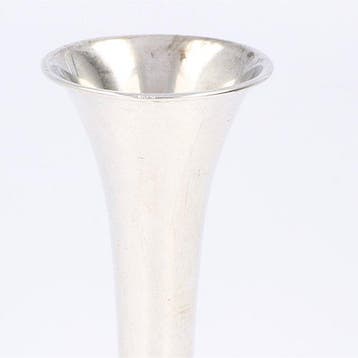 NO RESERVE - Zilverfabriek Voorschoten - Vase - Argent 833