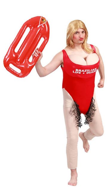 Baywatch Kostuum Heren, Verzenden, Nieuw