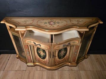 Credenza - Hout, Glas