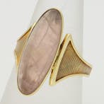 Bague - 14 carats Or jaune - Kwarts, Nieuw