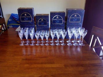 DaVinci Crystal - Drinkservies (48) - da Vinci - Kristal,, Antiek en Kunst