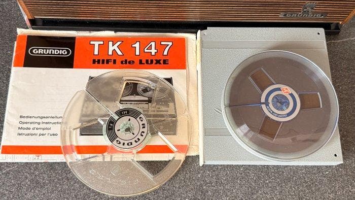 Grundig - TK 147 Draagbare bandrecorder, TV, Hi-fi & Vidéo, Radios
