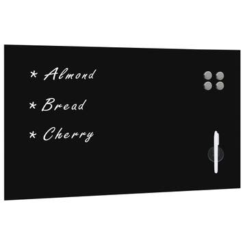 vidaXL Magneetbord wandmontage 120x60 cm glas, Verzenden, Nieuw in verpakking