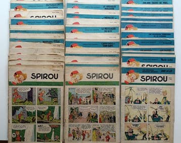 Spirou (magazine) N°664 au N°715 - Année 1951 complète - 52, Livres