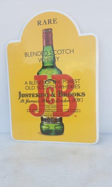J&B Scotch - Reclamebord - Metaal