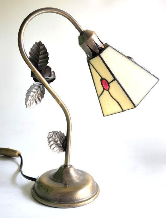 Tafellamp - Metaal, Kristal - Liberty-stijl, Antiek en Kunst, Curiosa en Brocante