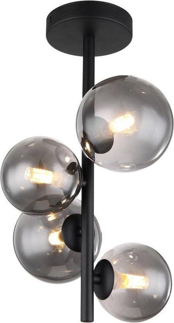 2dekans | Globo plafonniere Riha - - - 56133-4D, Ophalen of Verzenden, Nieuw
