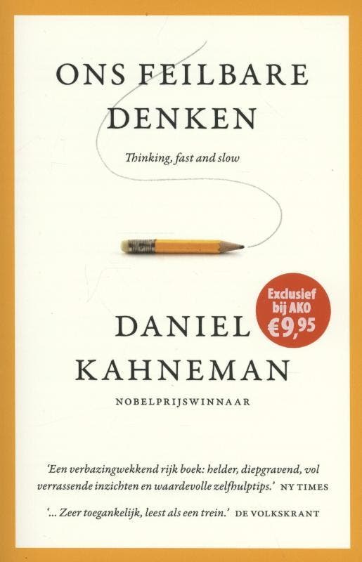 Ons feilbare denken 9789047007661 Daniel Kahneman, Boeken, Psychologie, Gelezen, Verzenden