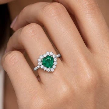 Zonder minimumprijs - Ring - 18 karaat Witgoud - 1.75ct. tw.