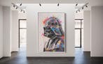 Dine Chanima (XX-XXI) - (XXL) Giant Dark Vador Wall Sketch, Antiek en Kunst