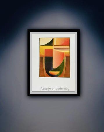 Alexej von Jawlenski - “Das Wort, 1933”. 70 x 60 cm.