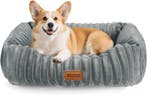 Hondenmand - Hondenkussen - Hondenbed - Grijs - 65x55x20 cm, Dieren en Toebehoren, Verzenden, Nieuw