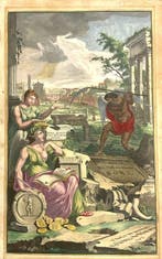 Francois Halma (1653-1722) - Trittico di Frontespizi Roma