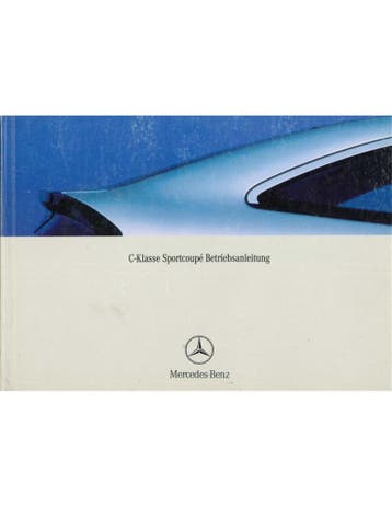 2002 MERCEDES BENZ C KLASSE SPORTCOUPE INSTRUCTIEBOEKJE DU.., Ophalen of Verzenden