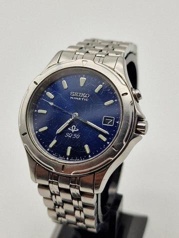 Seiko - Kinetic - Sans prix de réserve - Homme - 1980-1989, Handtassen en Accessoires