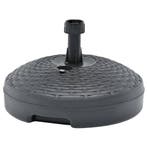 vidaXL Parasolvoet gevuld zand/water 20 L kunststof rattan, Verzenden, Nieuw