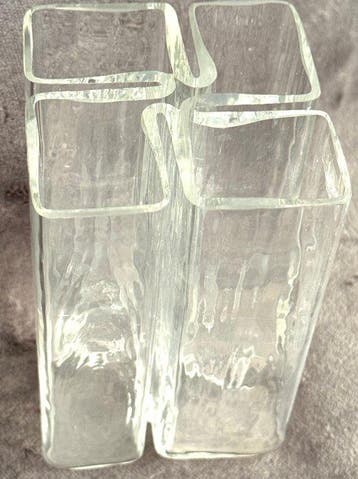 Murano - Alfredo Barbini - Vaas - Muranoglas - Glazen vaas -