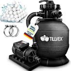 Zandfilterpomp - Zandfilter voor zwembad - 7900L/u - Zwart -, Verzenden, Nieuw