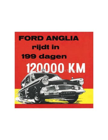 1961 FORD ANGLIA BROCHURE NEDERLANDS, Ophalen of Verzenden, Nieuw