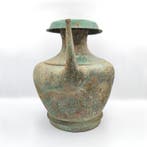 Anciens Indochinois Bronze Important XXL Kendi d’eau, pichet