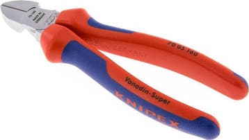 Knipex-Zijkniptang 160mm 2-Componenten Handgreep, Verzenden, Nieuw