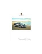 2010 PORSCHE 911 TURBO HARDCOVER BROCHURE ENGELS, Ophalen of Verzenden