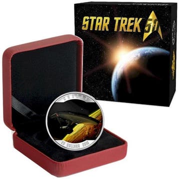 Canada. 20 Dollars 2016 Silver 1 oz. Star Trek - U.S.S.