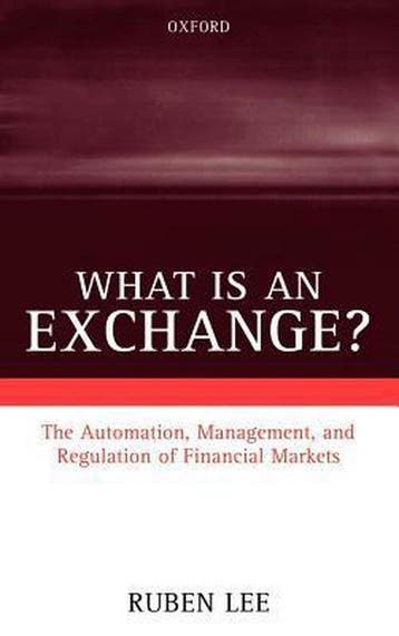 What is an Exchange? 9780198288404 Ruben Lee, Verzenden, Gelezen, Ruben Lee