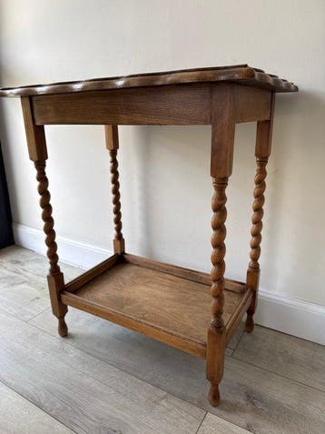Tafel - Hout - Gerst Twist-accent