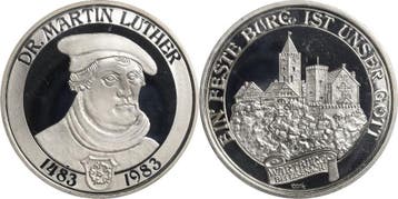 Zilver medaille 1983 Reformation-ereignisse en Jubilaeen, Verzenden
