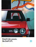 1987 VOLKSWAGEN GOLF GTI 16V BROCHURE NEDERLANDS