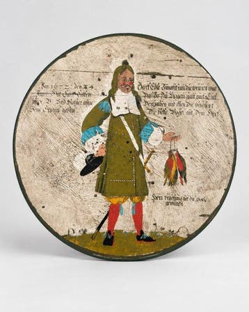 Decoratief ornament - Decoratieve houten schietschijf –