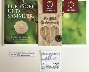 Oostenrijk. 5 Euro 2011/2014 (4 monete) (Zonder