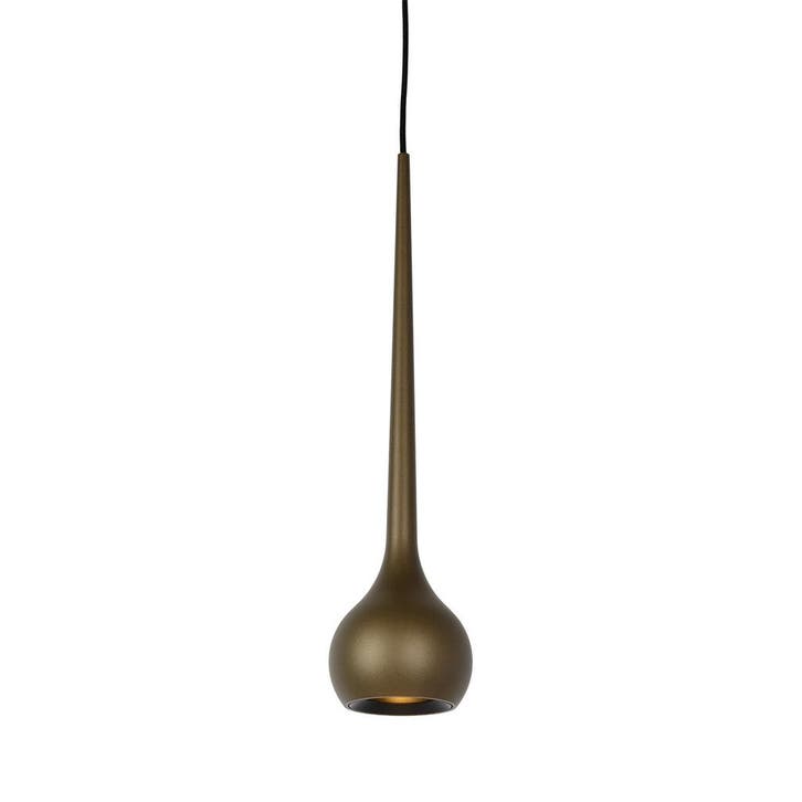 hanglampen Lynea Hanglamp Brons Ø7.5cm, Huis en Inrichting, Lampen | Hanglampen, Verzenden